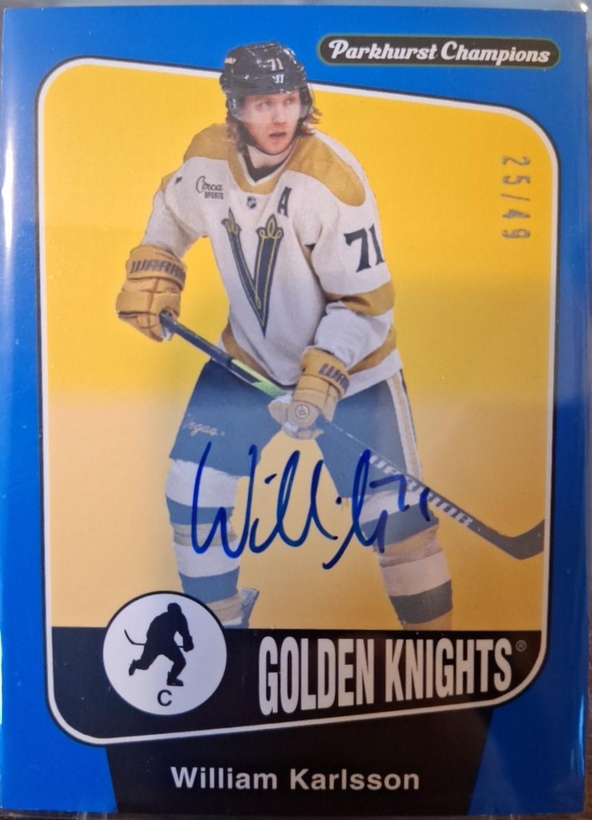 William Karlsson [Blue Autograph] #78