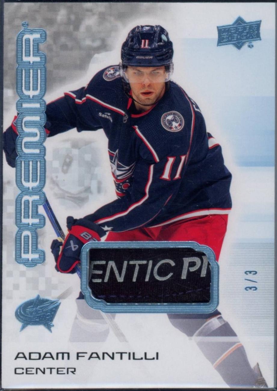 Adam Fantilli [Platinum Blue Neckline] #11