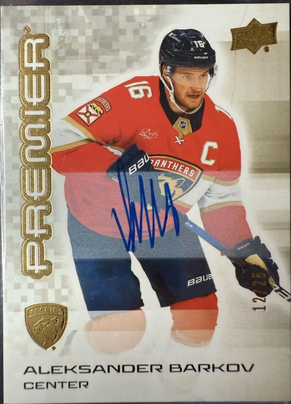 Aleksander Barkov [Gold Autograph] #43