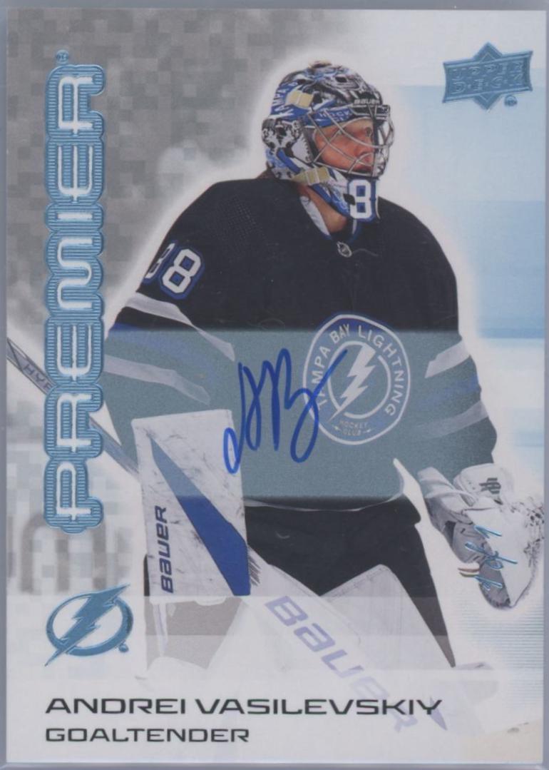 Andrei Vasilevskiy [Platinum Blue Autograph] #42