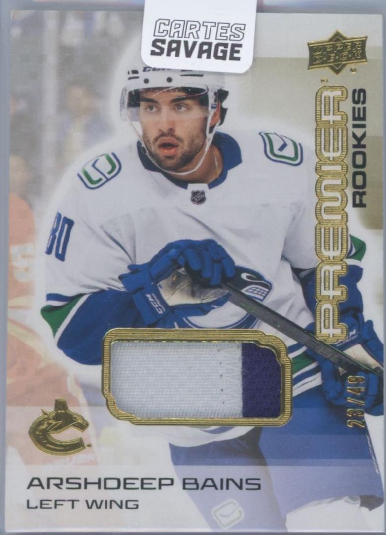 Arshdeep Bains [Gold Premium Memorabilia] #149