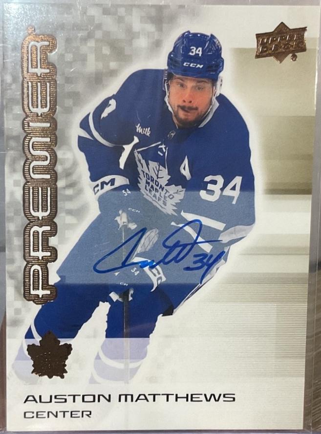 Auston Matthews [Bronze Autograph] #34
