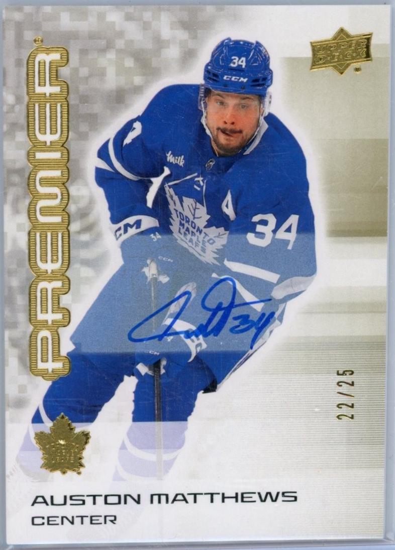 Auston Matthews [Gold Autograph] #34