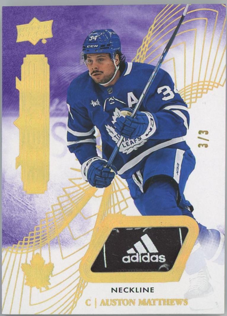 Auston Matthews [Platinum Blue Neckline] #34