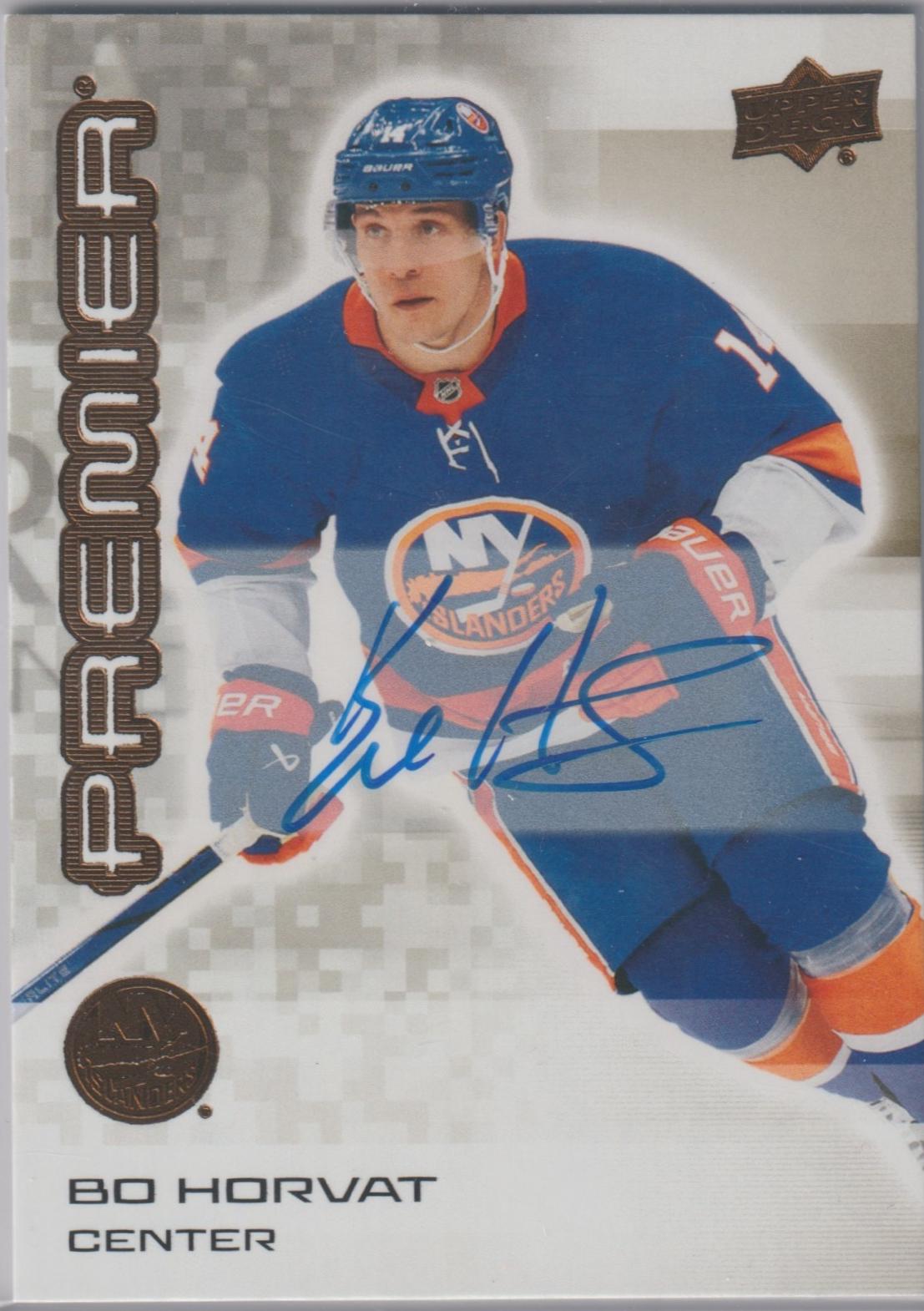Bo Horvat [Bronze Autograph] #47