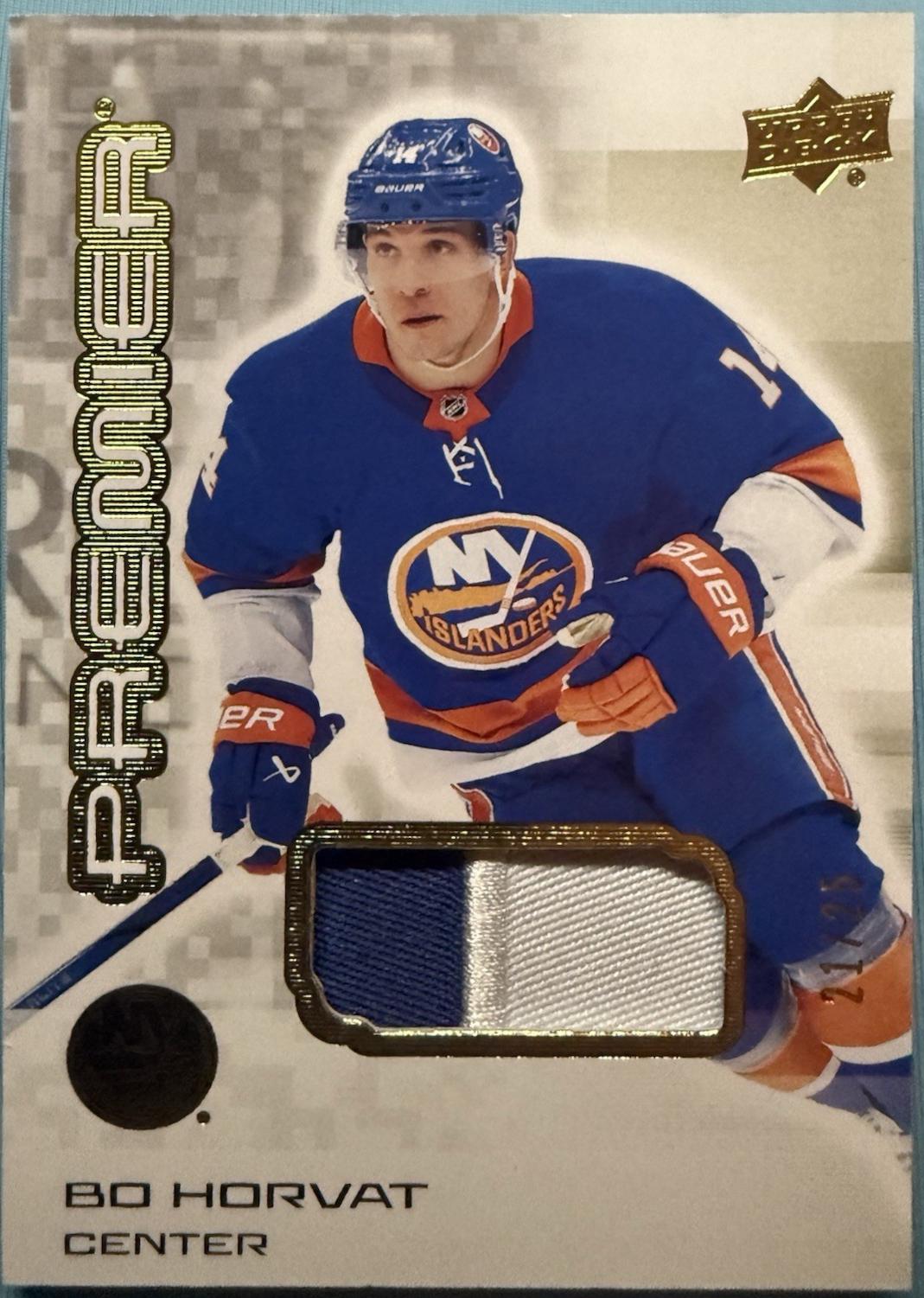 Bo Horvat [Gold Premium Memorabilia] #47