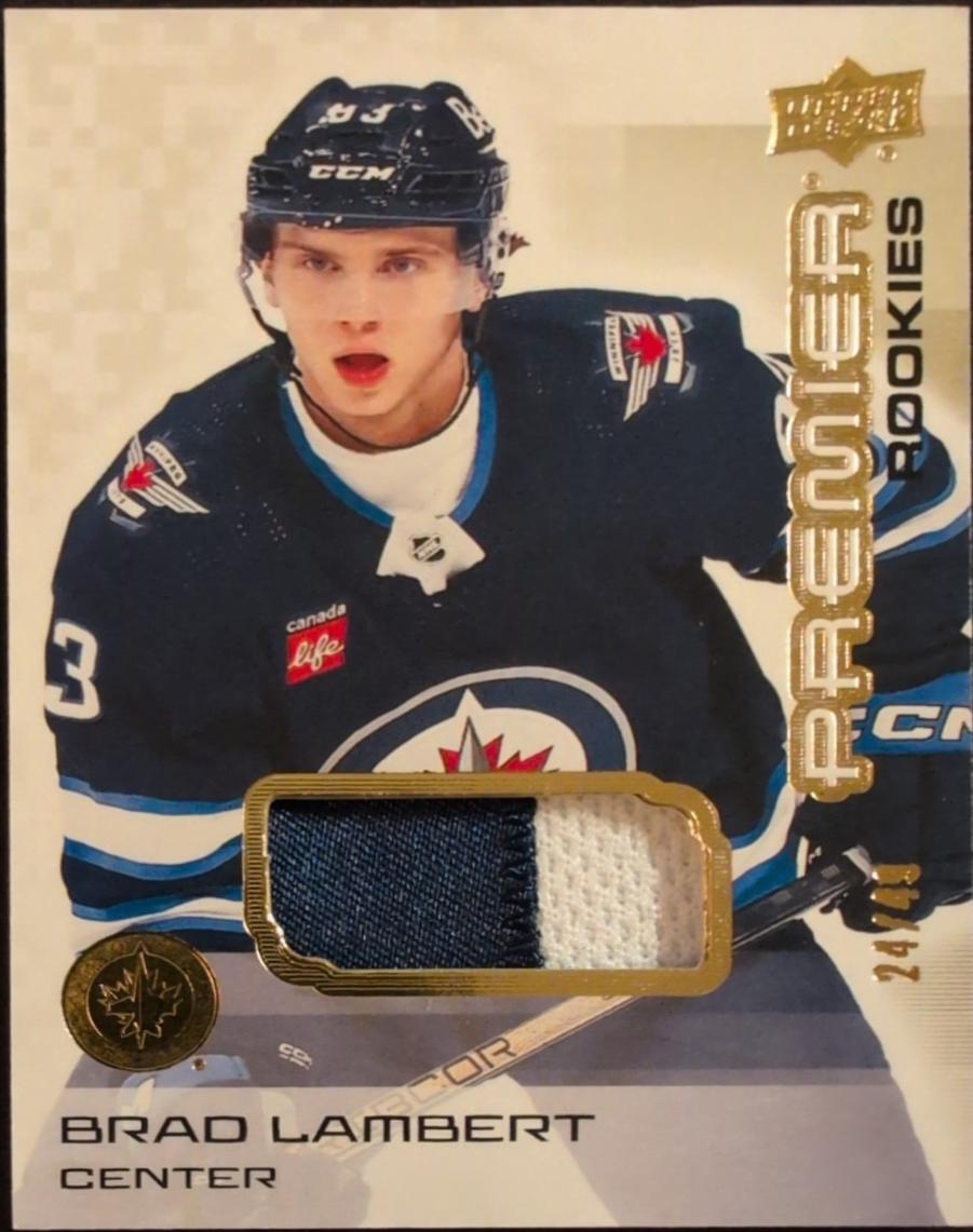 Brad Lambert [Gold Premium Memorabilia] #126