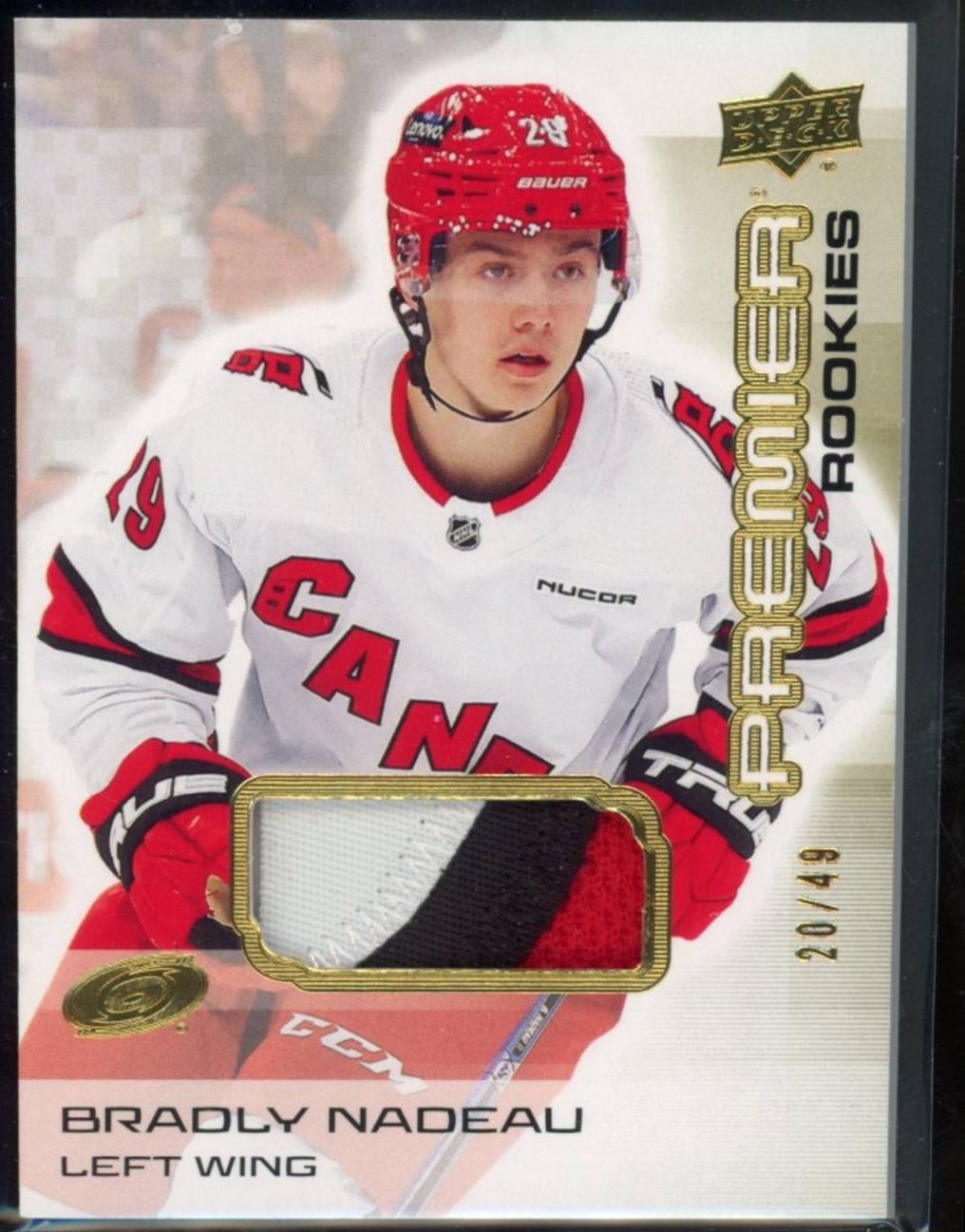 Bradly Nadeau [Gold Premium Memorabilia] #103