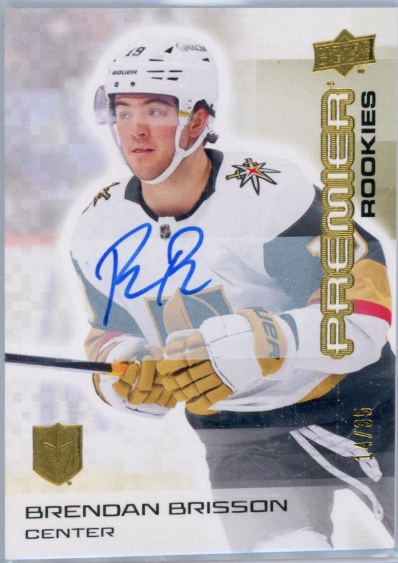Brendan Brisson [Gold Autograph] #128