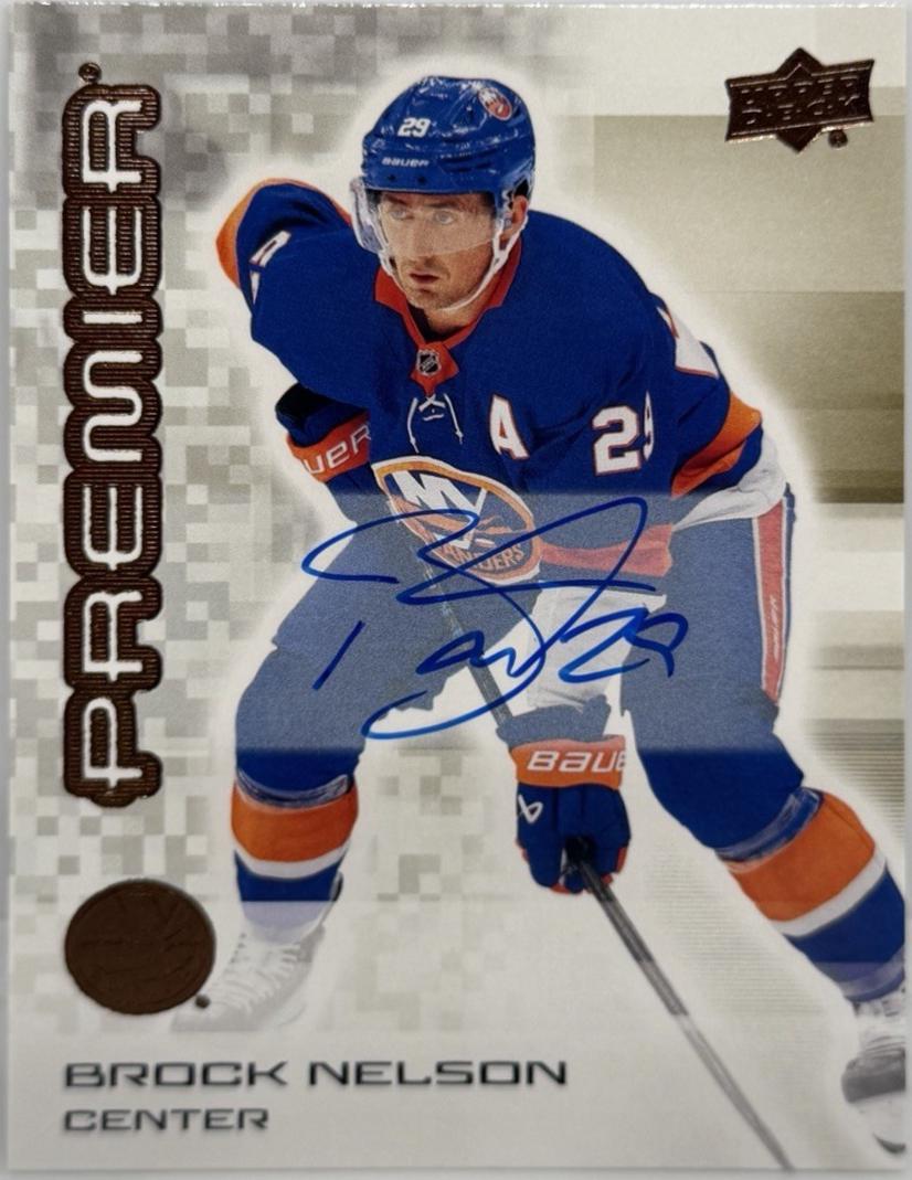 Brock Nelson [Bronze Autograph] #21