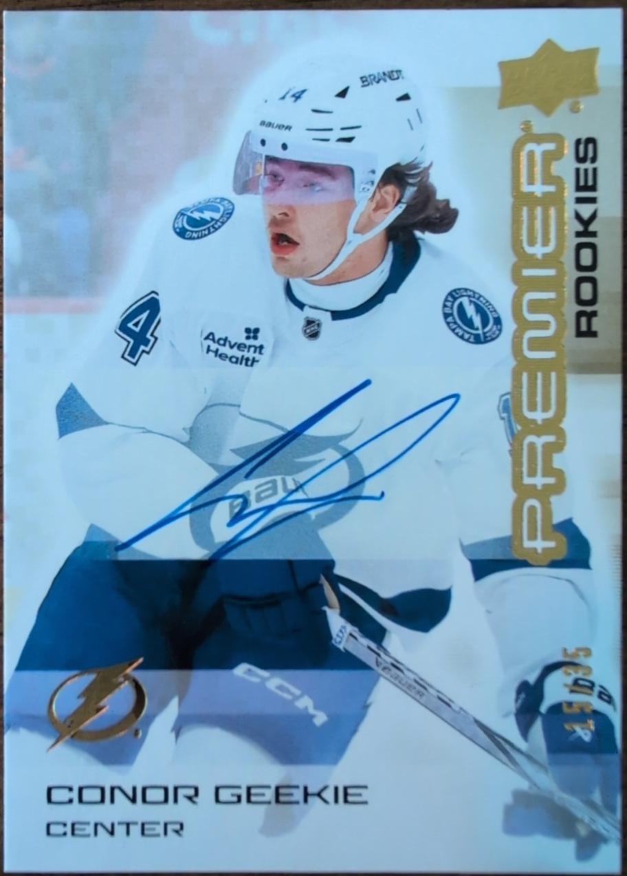 Conor Geekie [Gold Autograph] #122