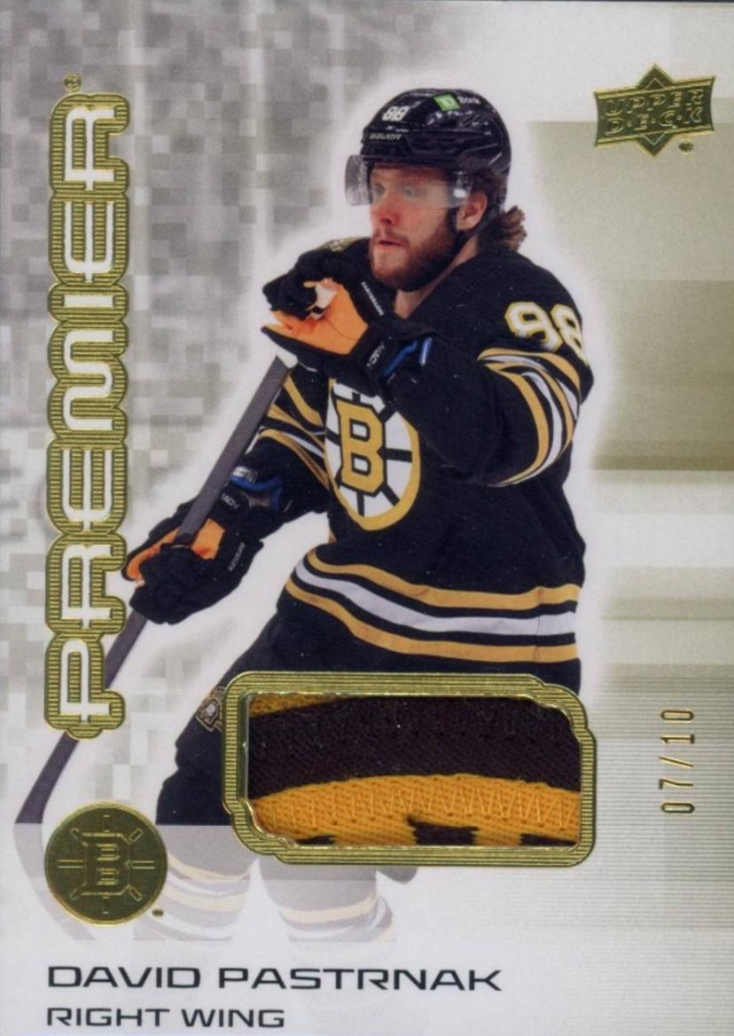 David Pastrnak [Gold Premium Memorabilia] #88