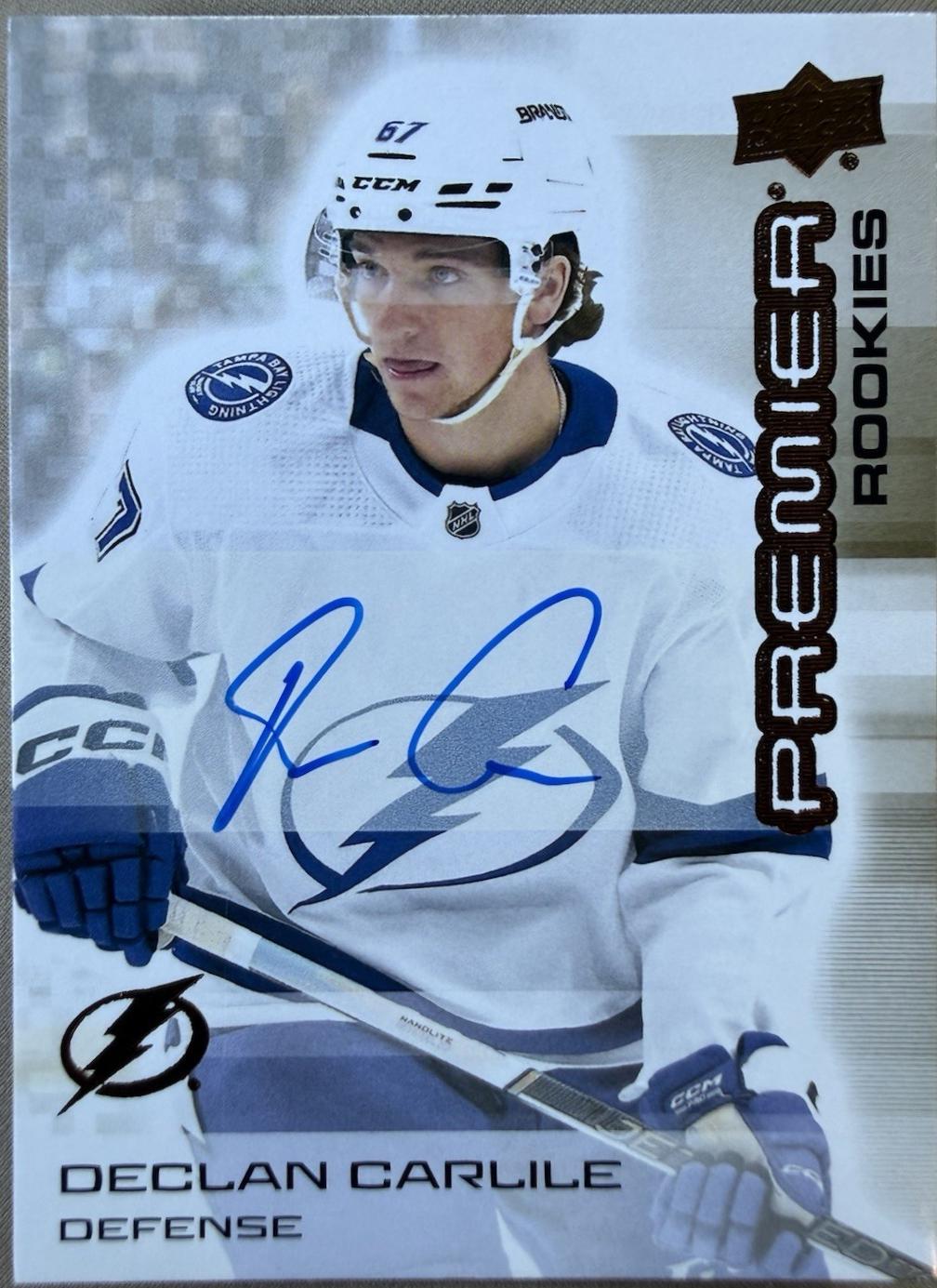 Declan Carlile [Bronze Autograph] #130