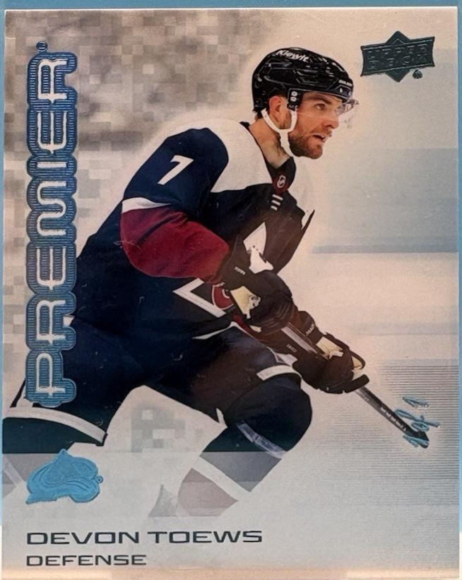 Devon Toews [Platinum Blue Neckline] #82