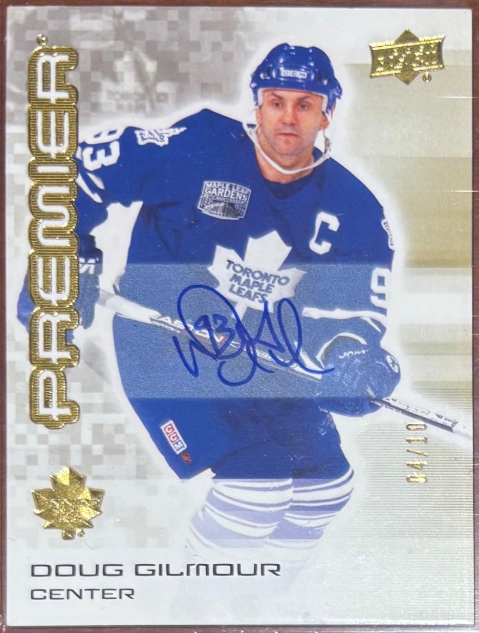 Doug Gilmour [Gold Autograph] #98
