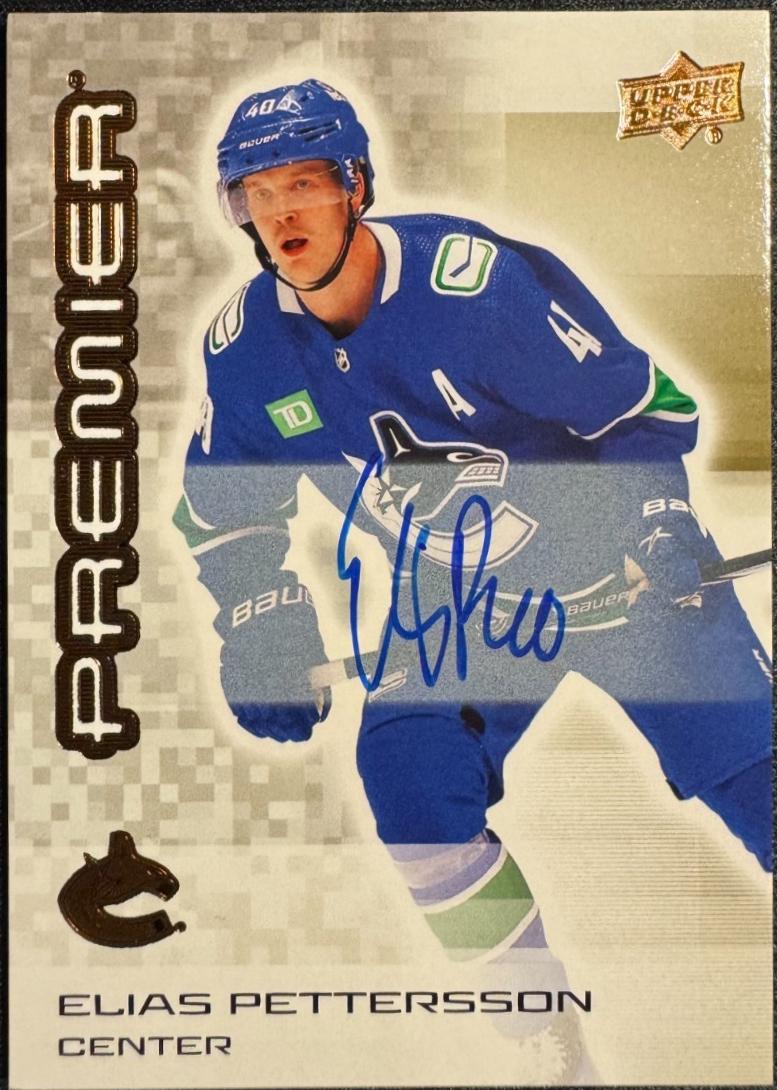 Elias Pettersson [Bronze Autograph] #24