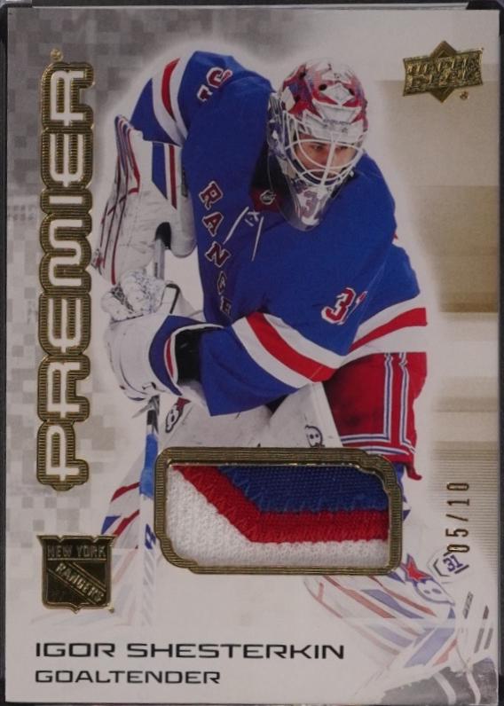 Igor Shesterkin [Gold Premium Memorabilia] #80