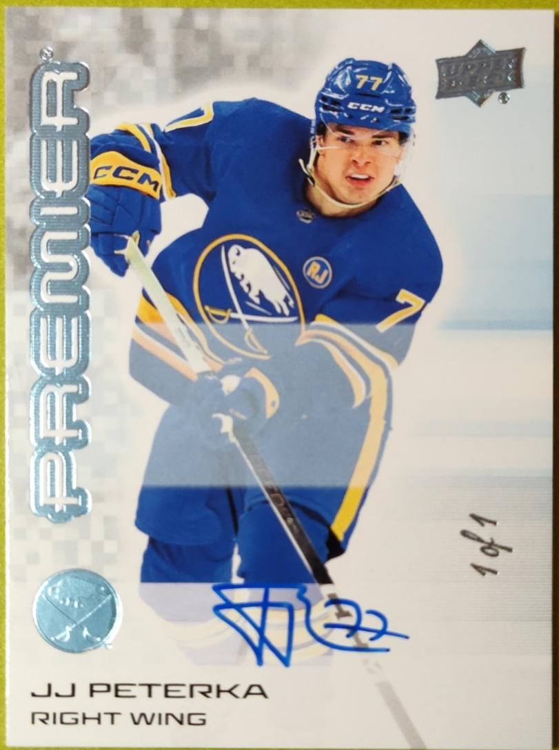 JJ Peterka [Platinum Blue Autograph] #79