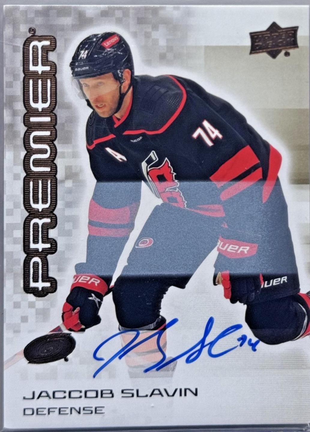 Jaccob Slavin [Bronze Autograph] #74