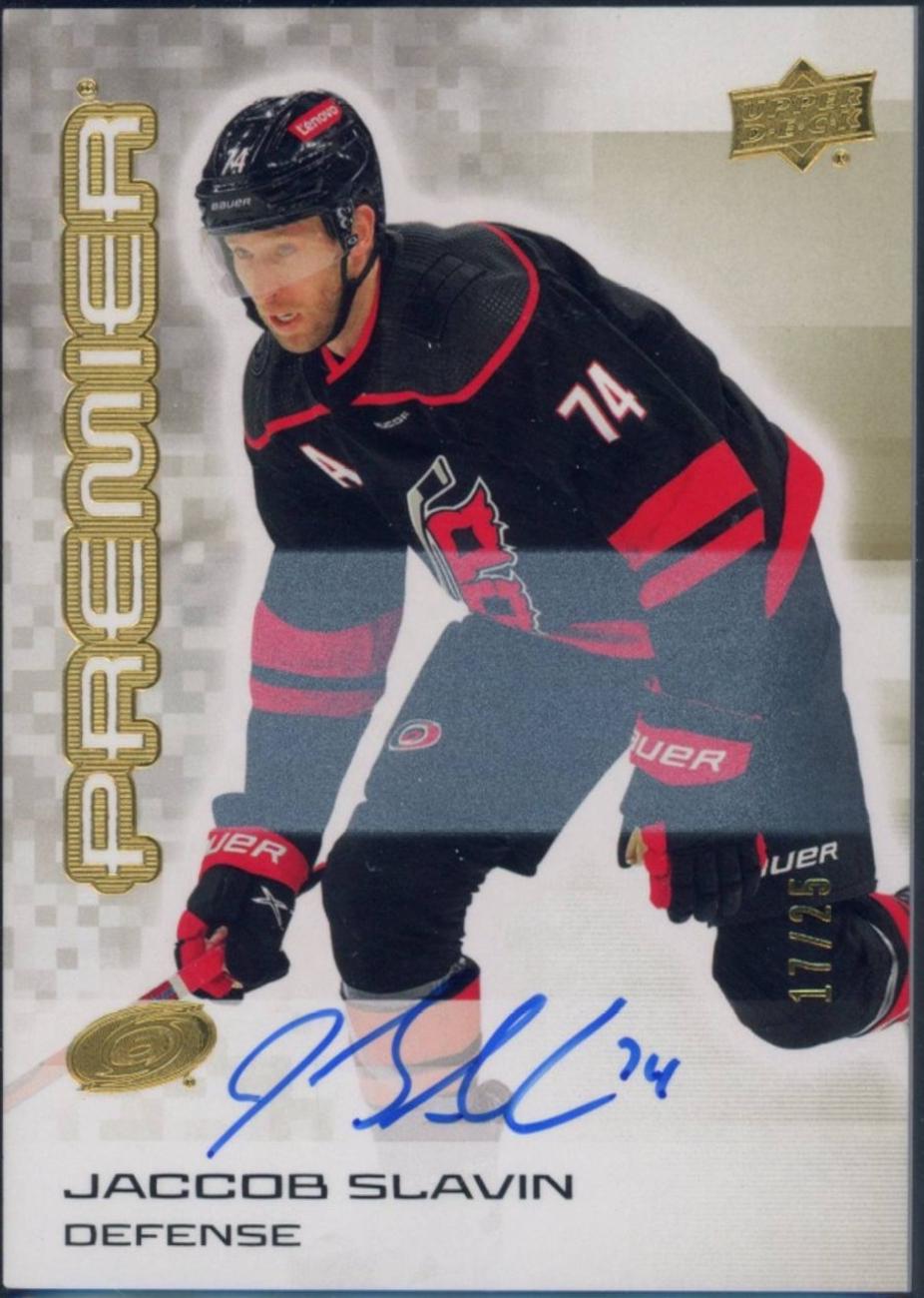 Jaccob Slavin [Gold Autograph] #74