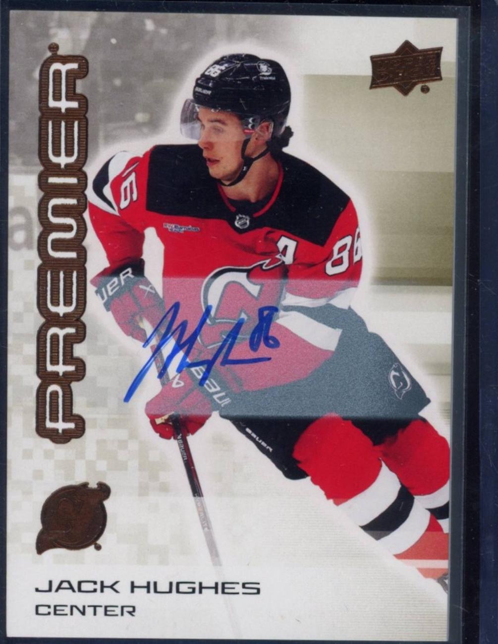 Jack Hughes [Bronze Autograph] #86