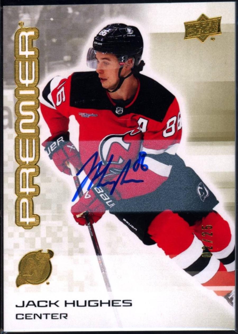 Jack Hughes [Gold Autograph] #86