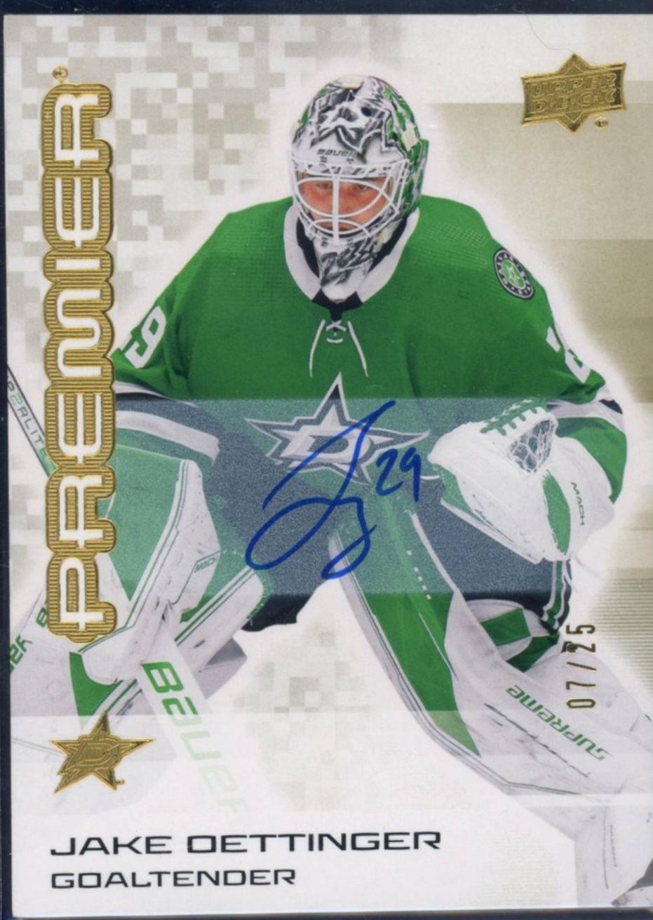 Jake Oettinger [Gold Autograph] #85