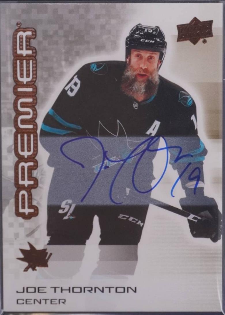 Joe Thornton [Bronze Autograph] #100