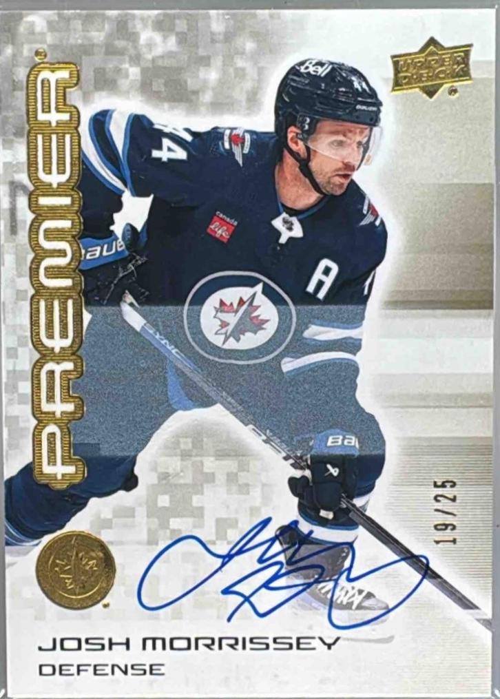 Josh Morrissey [Gold Autograph] #18