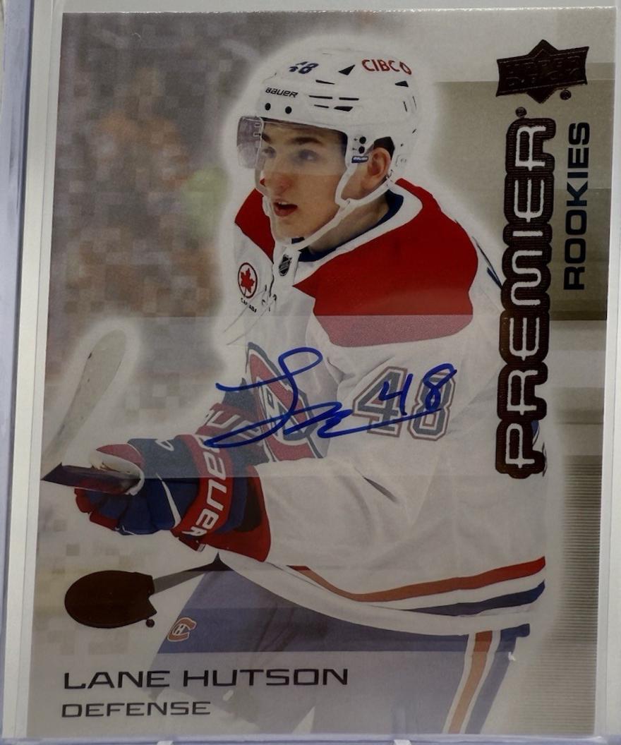 Lane Hutson [Bronze Autograph] #131