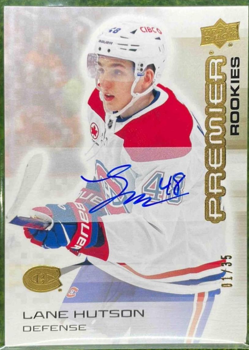 Lane Hutson [Gold Autograph] #131