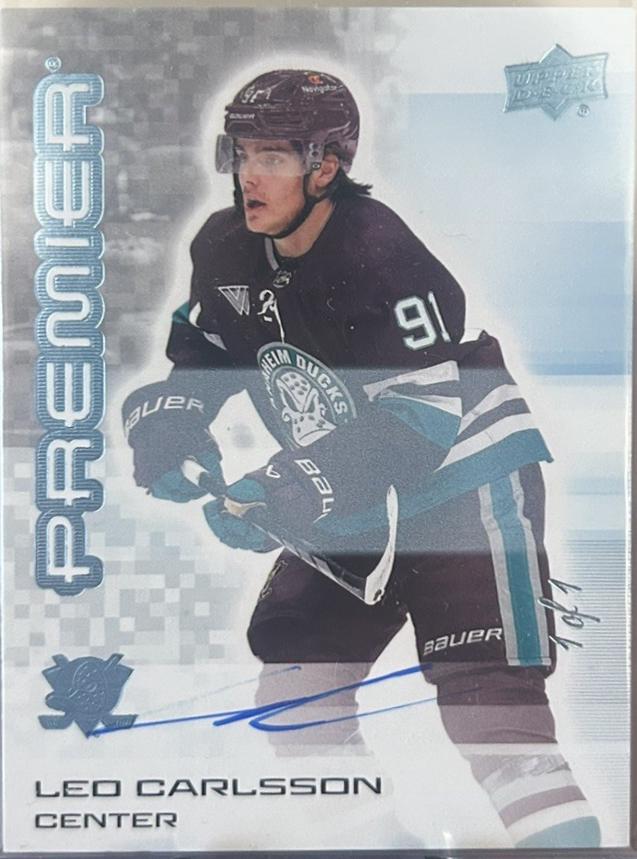Leo Carlsson [Platinum Blue Autograph] #30