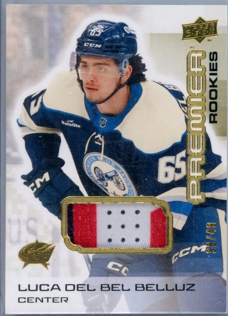 Luca Del Bel Belluz [Gold Premium Memorabilia] #144