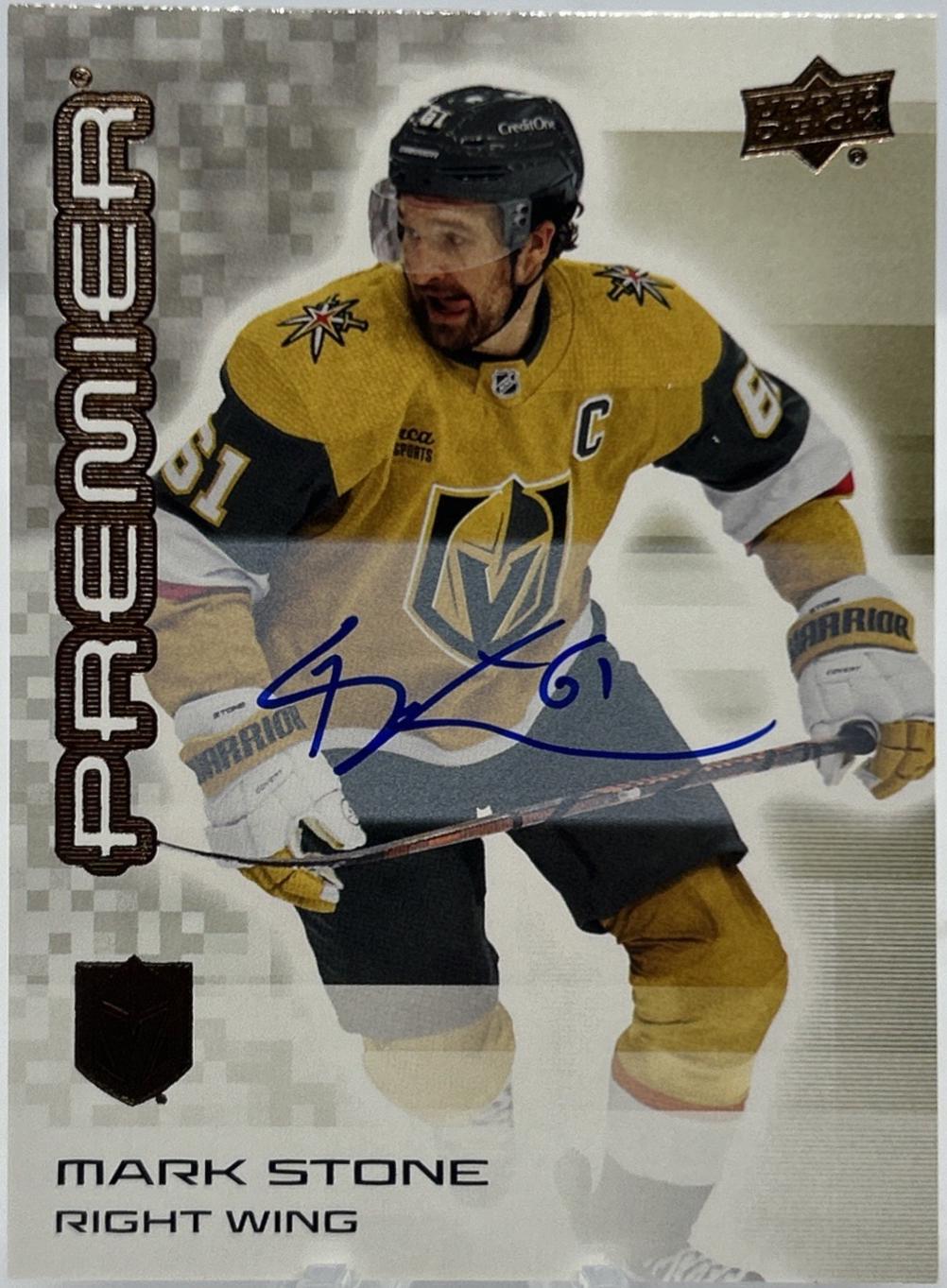Mark Stone [Bronze Autograph] #60