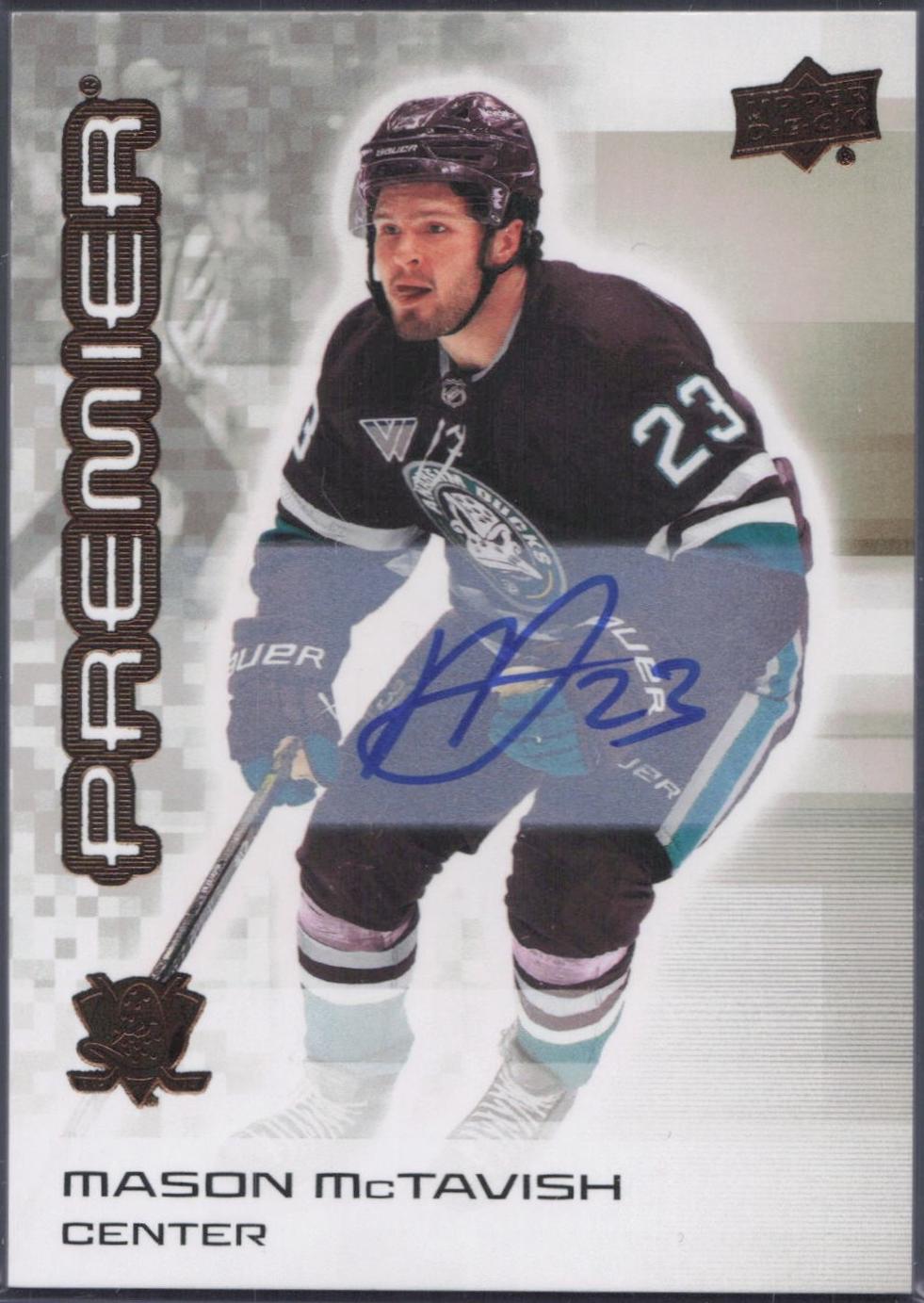 Mason McTavish [Bronze Autograph] #23