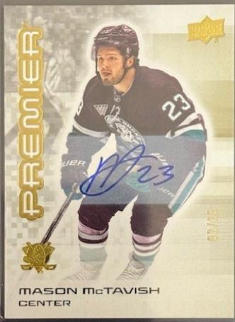 Mason McTavish [Gold Autograph] #23