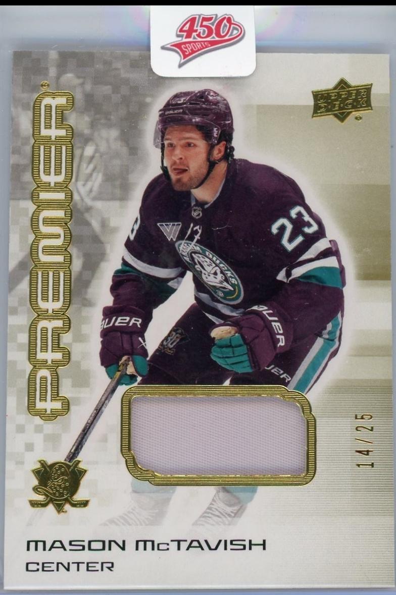Mason McTavish [Gold Premium Memorabilia] #23