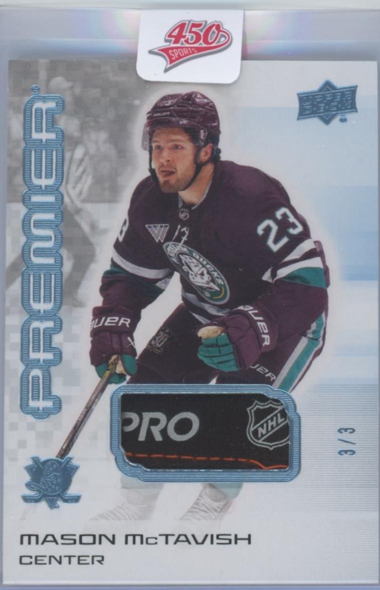 Mason McTavish [Platinum Blue Neckline] #23
