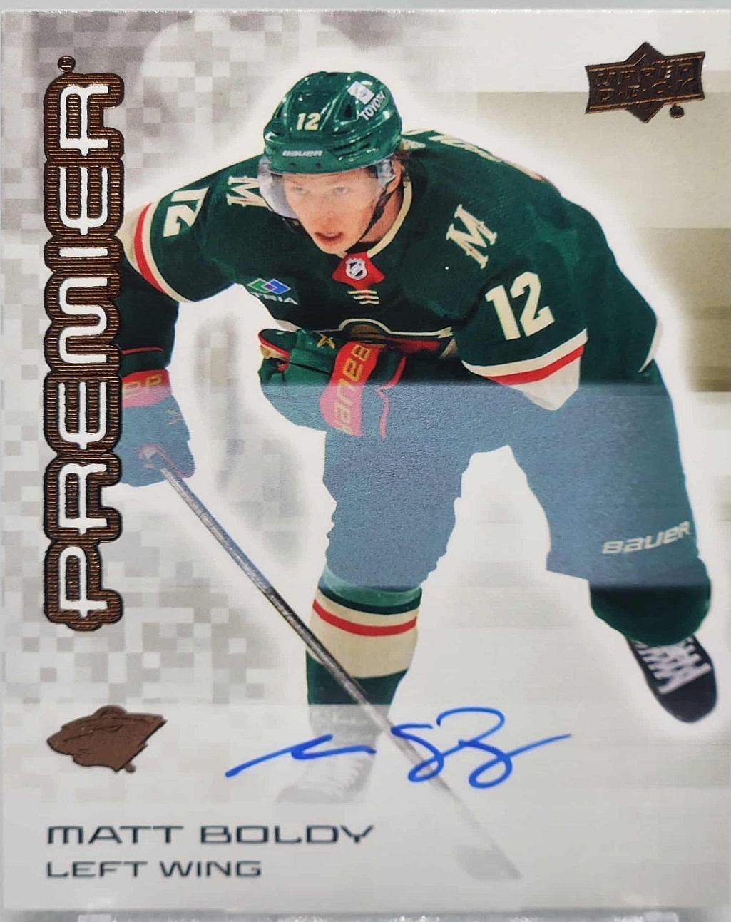Matt Boldy [Bronze Autograph] #35