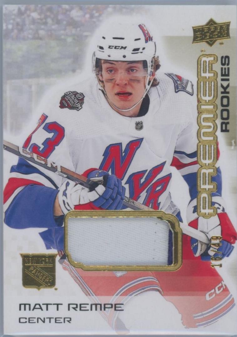 Matt Rempe [Gold Premium Memorabilia] #112