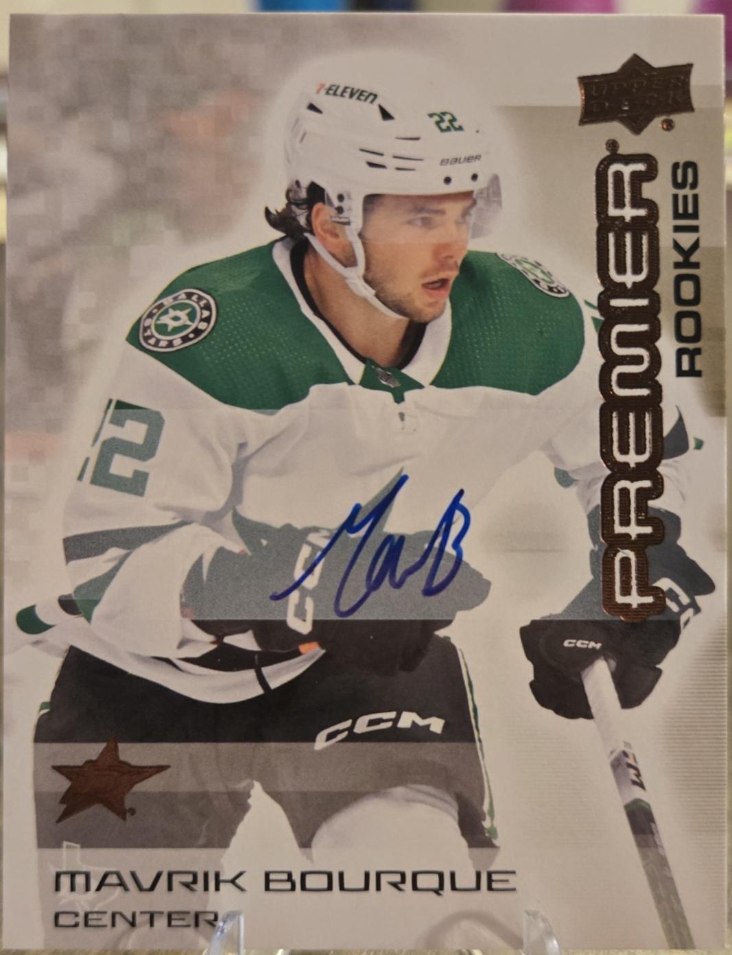 Mavrik Bourque [Bronze Autograph] #137