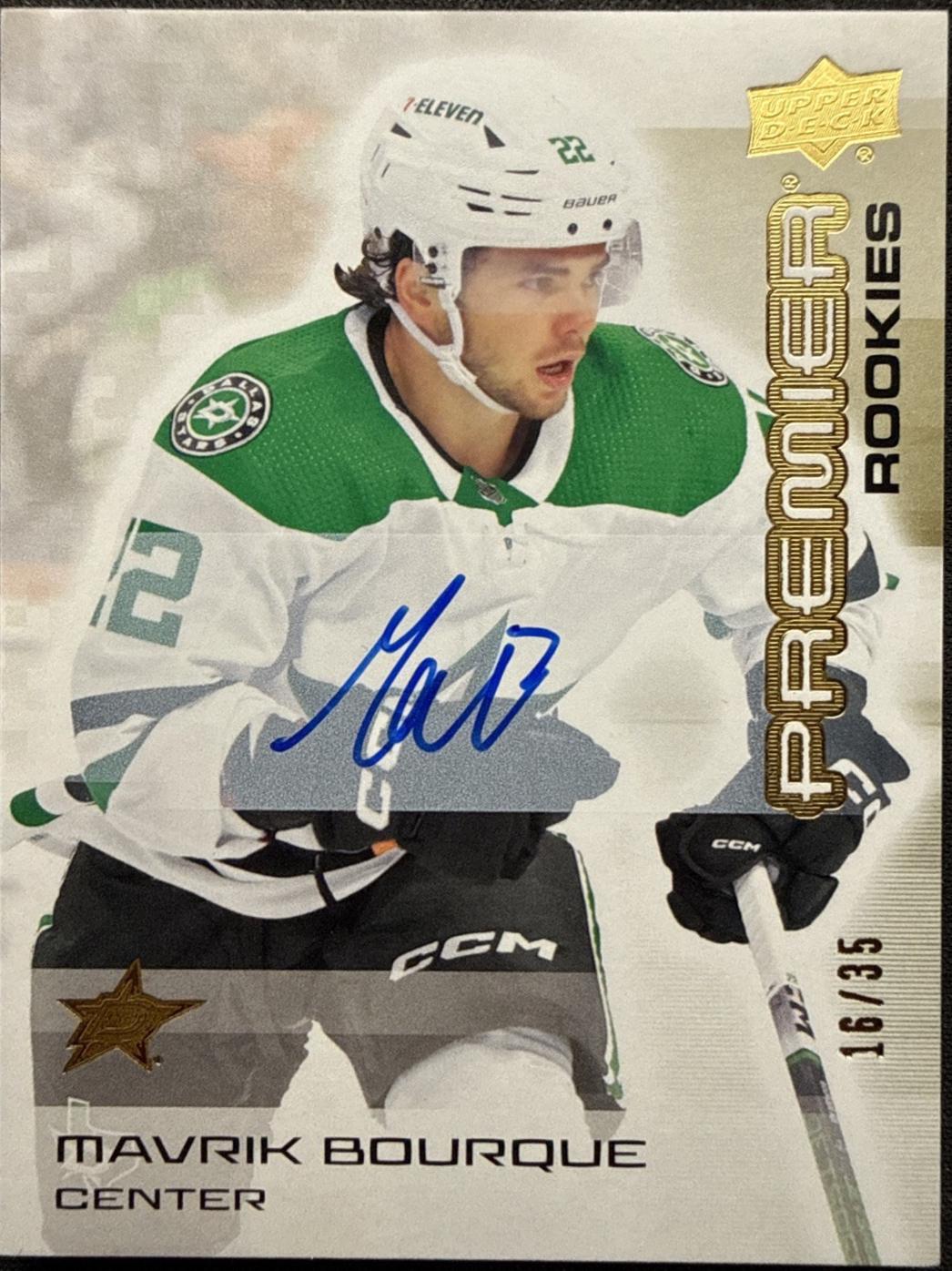Mavrik Bourque [Gold Autograph] #137