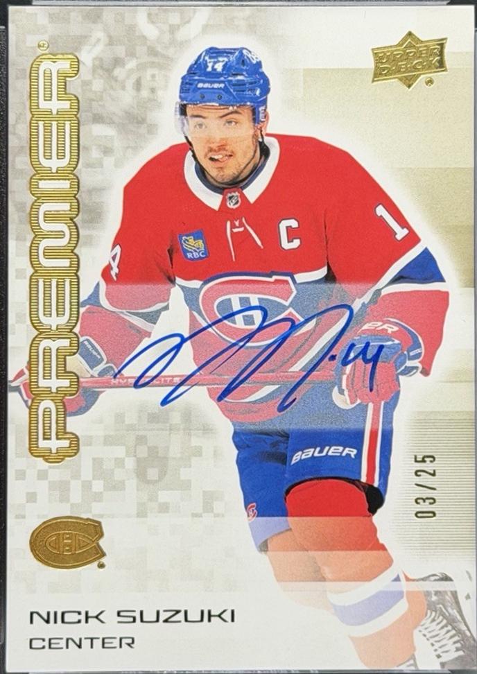 Nick Suzuki [Gold Autograph] #70