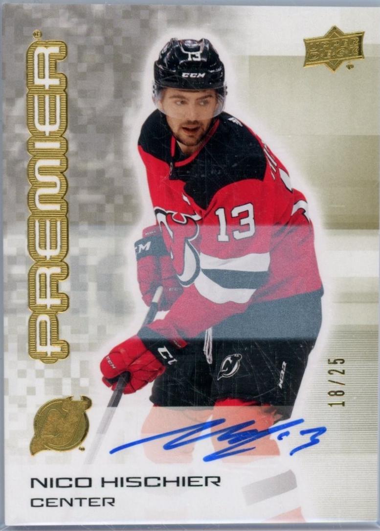 Nico Hischier [Gold Autograph] #44