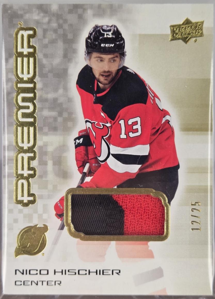 Nico Hischier [Gold Premium Memorabilia] #44