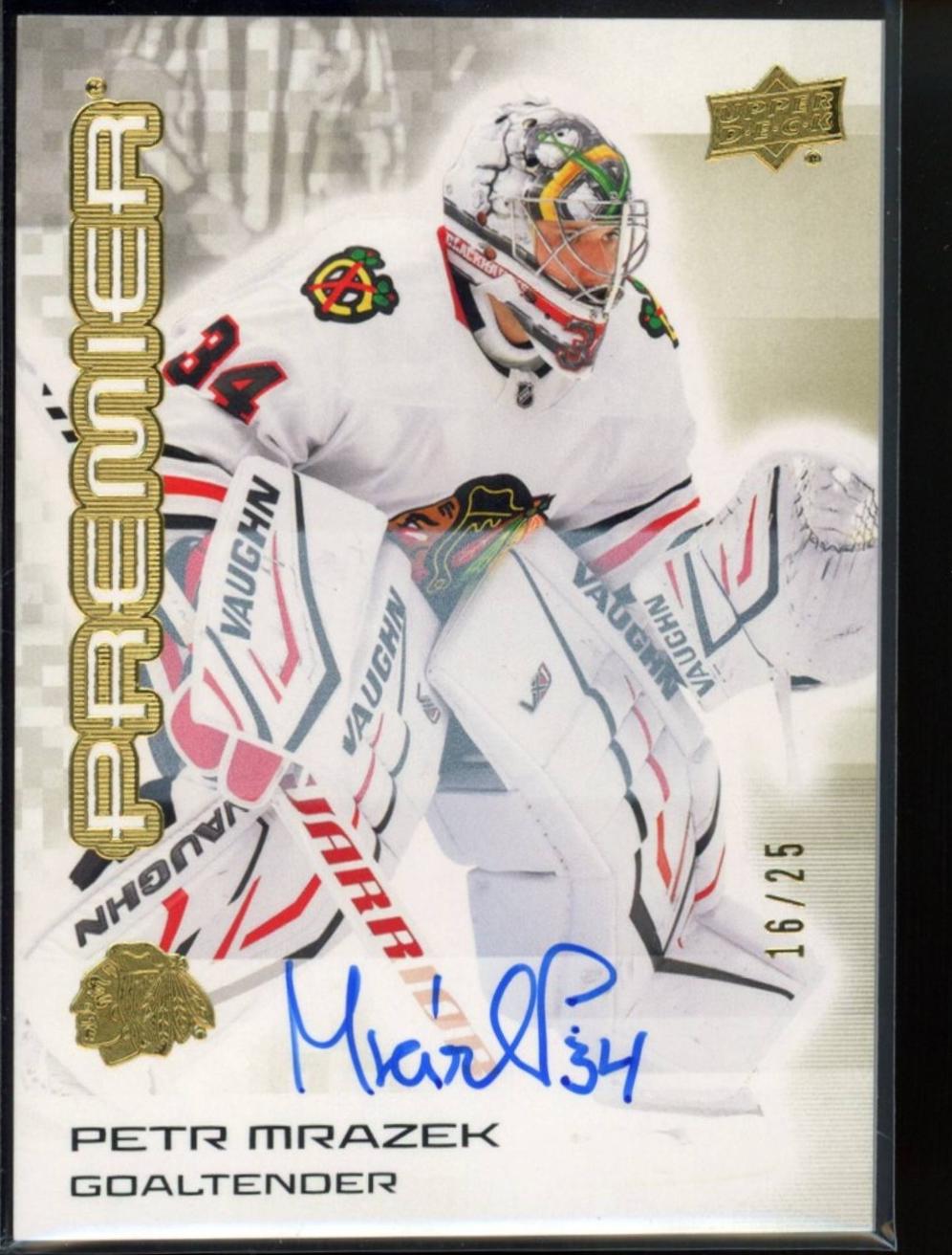 Petr Mrazek [Gold Autograph] #55