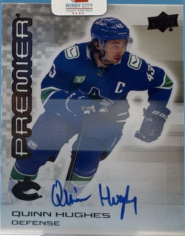 Quinn Hughes [Bronze Autograph] #54