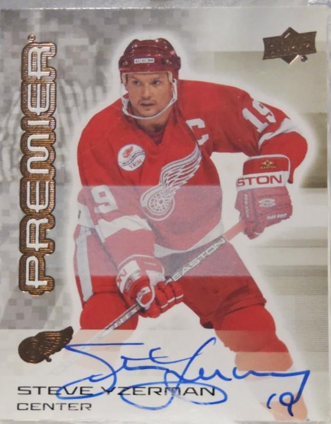 Steve Yzerman [Bronze Autograph] #97