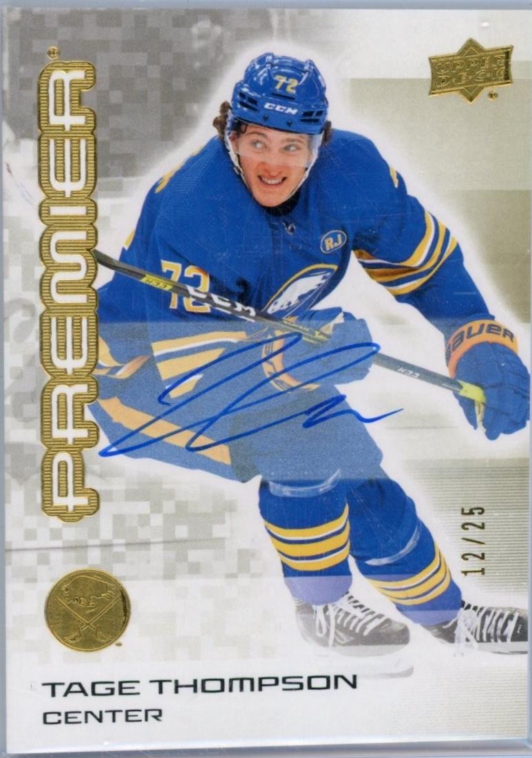 Tage Thompson [Gold Autograph] #72