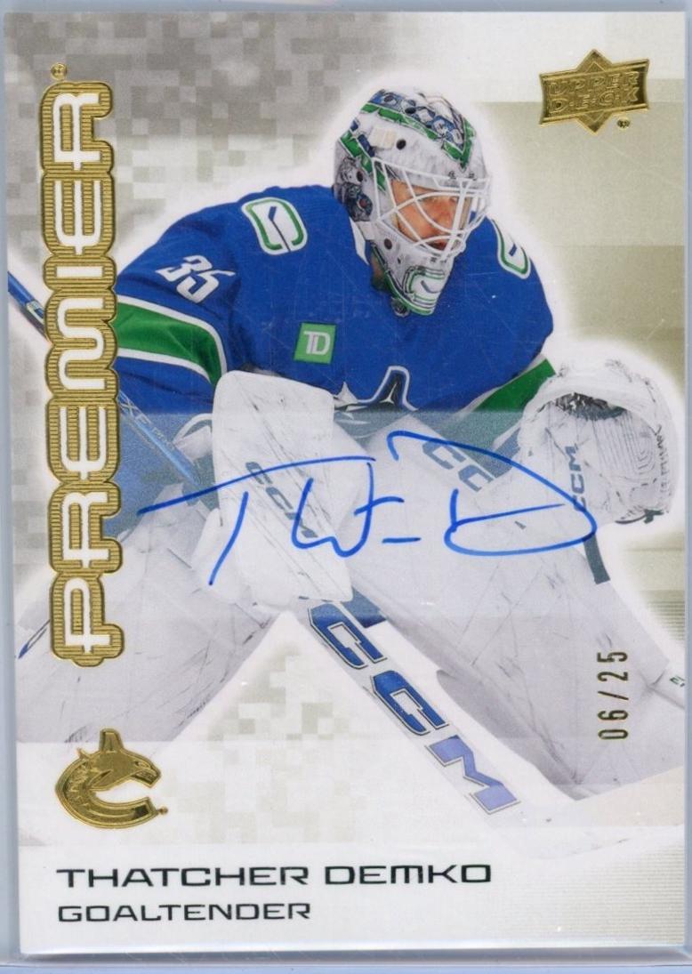 Thatcher Demko [Gold Autograph] #78